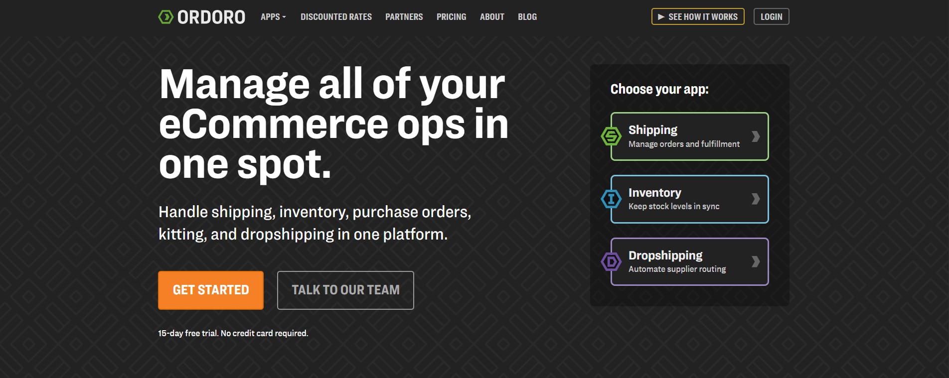 Manage all of your eCommerce ops in one spot.